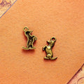 20x12MM Antique Silver Zinc Alloy Dog Charm Pendant for DIY Necklace Bracelet Jewelry Making
