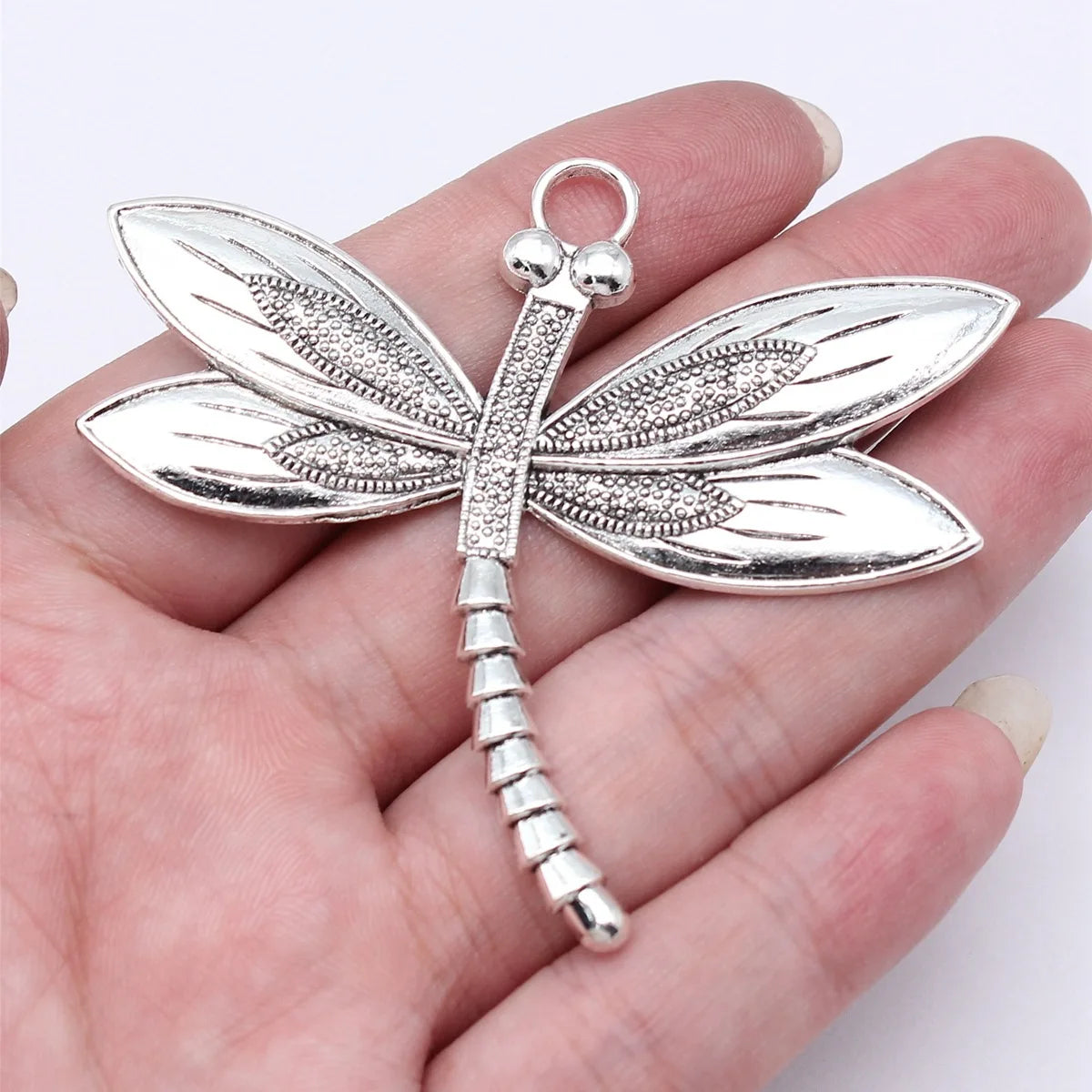 67x59mm 9.4g Multicolor Zinc Alloy Dragonfly Charm Pendant for DIY Necklace Bracelet Jewelry Making