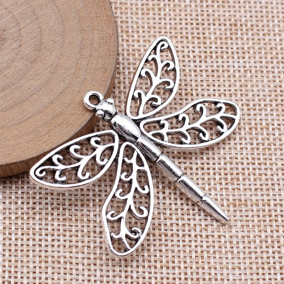 43x47mm 7.5g Multicolor Zinc Alloy Dragonfly Charm Pendant for DIY Necklace Bracelet Jewelry Making