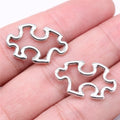 24x15mm 1.54g Antique Silver Zinc Alloy Puzzle Charm Pendant for DIY Necklace Bracelet Jewelry Making