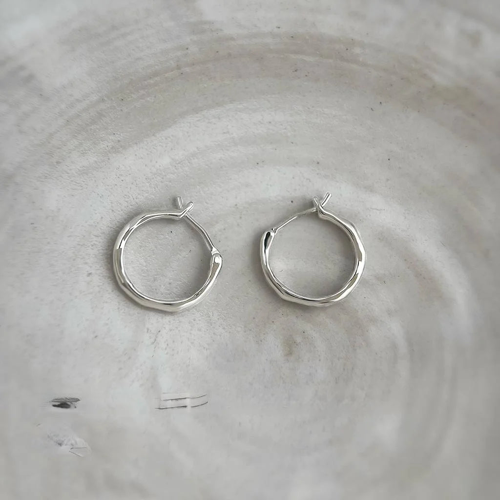 Sweet Cool Style Silver Plated Copper Round Geometric Drop Earrings For Women