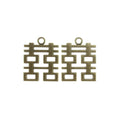 31x24MM Zinc Alloy Double Happiness Charm Pendant for DIY Necklace Bracelet Jewelry Making