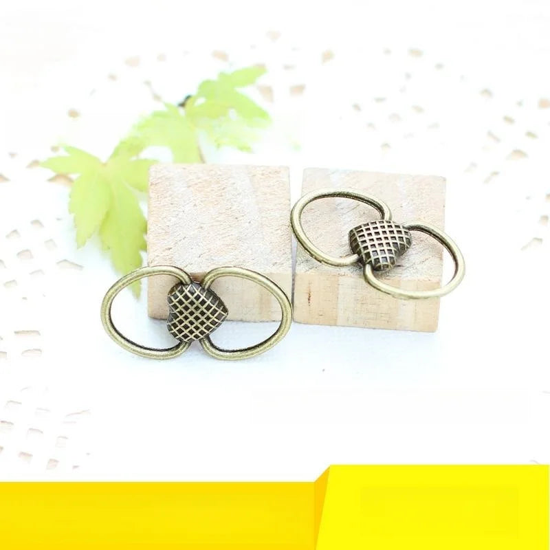 25x13MM Antique Silver Zinc Alloy Heart Double Sided Charm Pendant for DIY Necklace Bracelet Jewelry Making