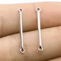 2x24mm 0.3g Multicolor Zinc Alloy Bar Connector Charm for DIY Necklace Bracelet Making
