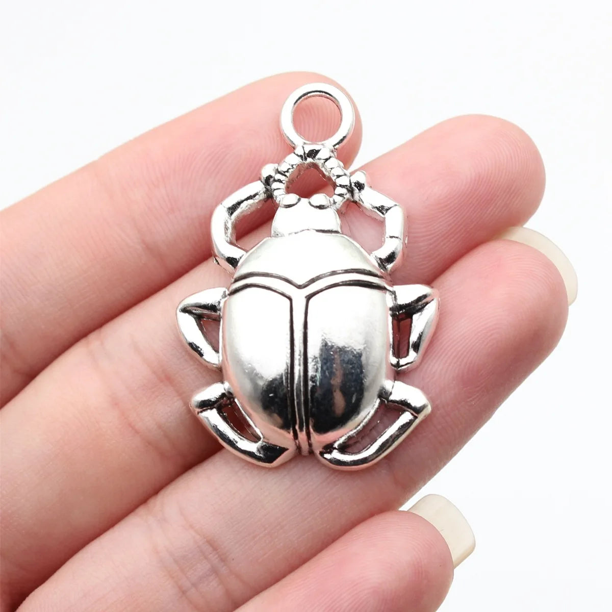 40x27mm 7.1g Multicolor Zinc Alloy Beetle Charm Pendant for DIY Necklace Bracelet Jewelry Making