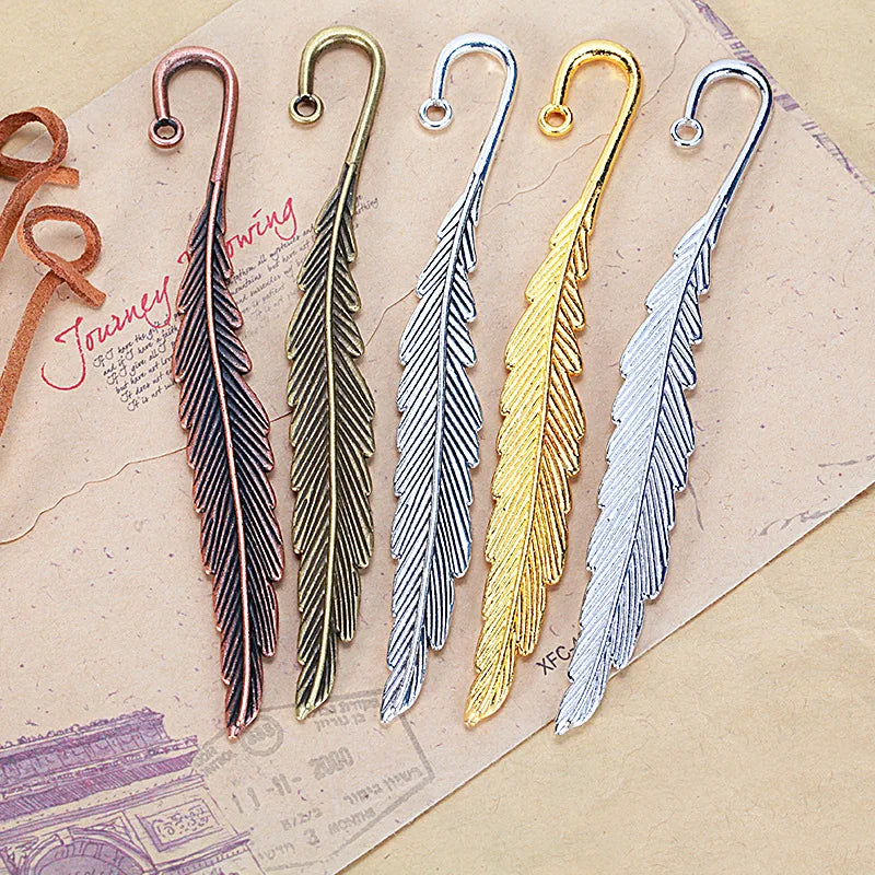 116x14MM Zinc Alloy Feather Charm Pendant for DIY Necklace Bracelet Jewelry Making