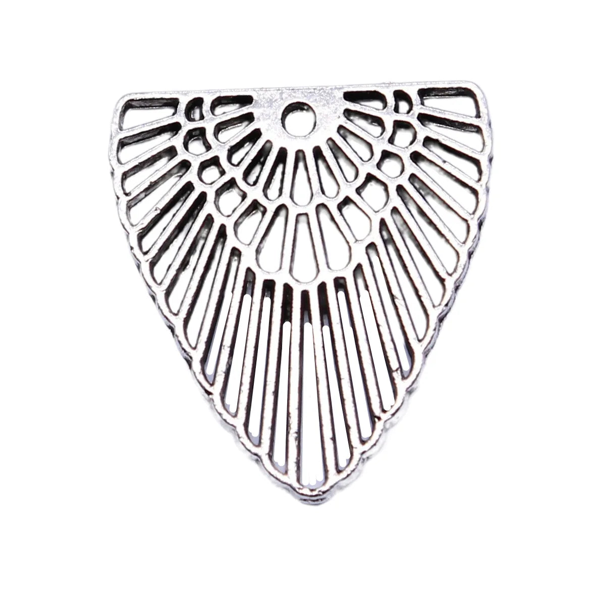 21x22mm 1.5g Antique Silver Zinc Alloy Hollow Earring Connector Charms for DIY Earrings