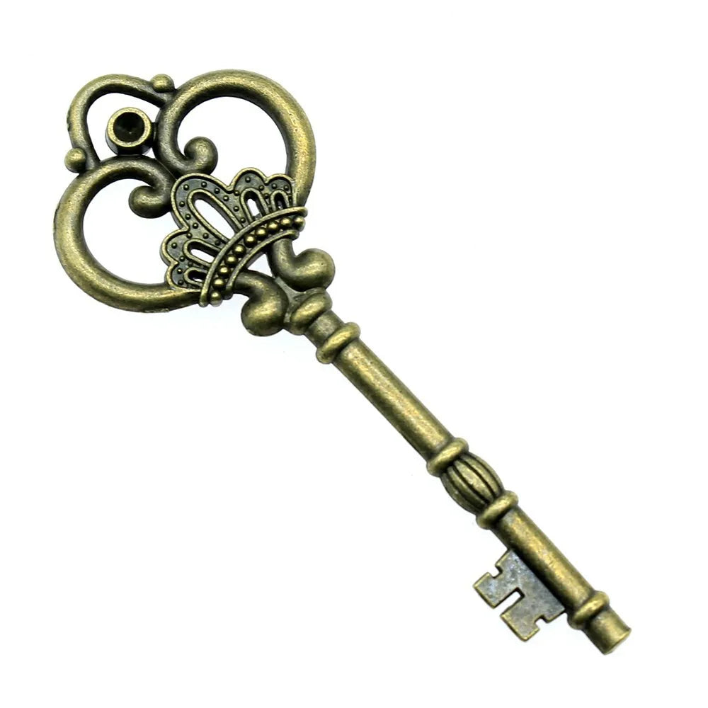 82x32mm 11.1g Multicolor Zinc Alloy Large Key Charm Pendant for DIY Necklace Bracelet Making
