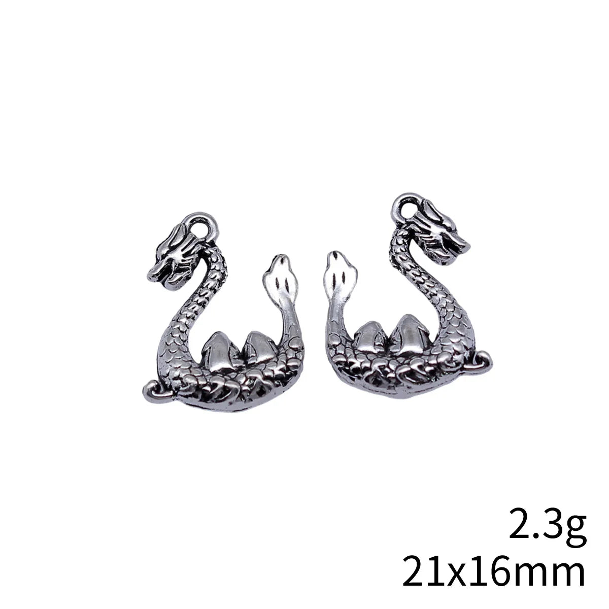 21x16mm 2.3g Antique Silver Zinc Alloy Dragon Boat Zongzi Charm Pendant for Festival Jewelry