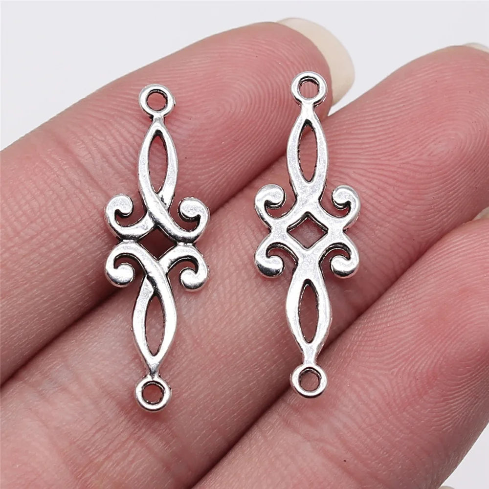 29x9mm 0.7g Multicolor Zinc Alloy Link Connector Charm for DIY Bracelet Necklace Jewelry Making