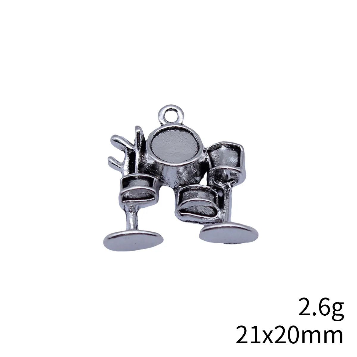 21x20mm 2.6g Zinc Alloy Charm Pendants for DIY Jewelry Accessories