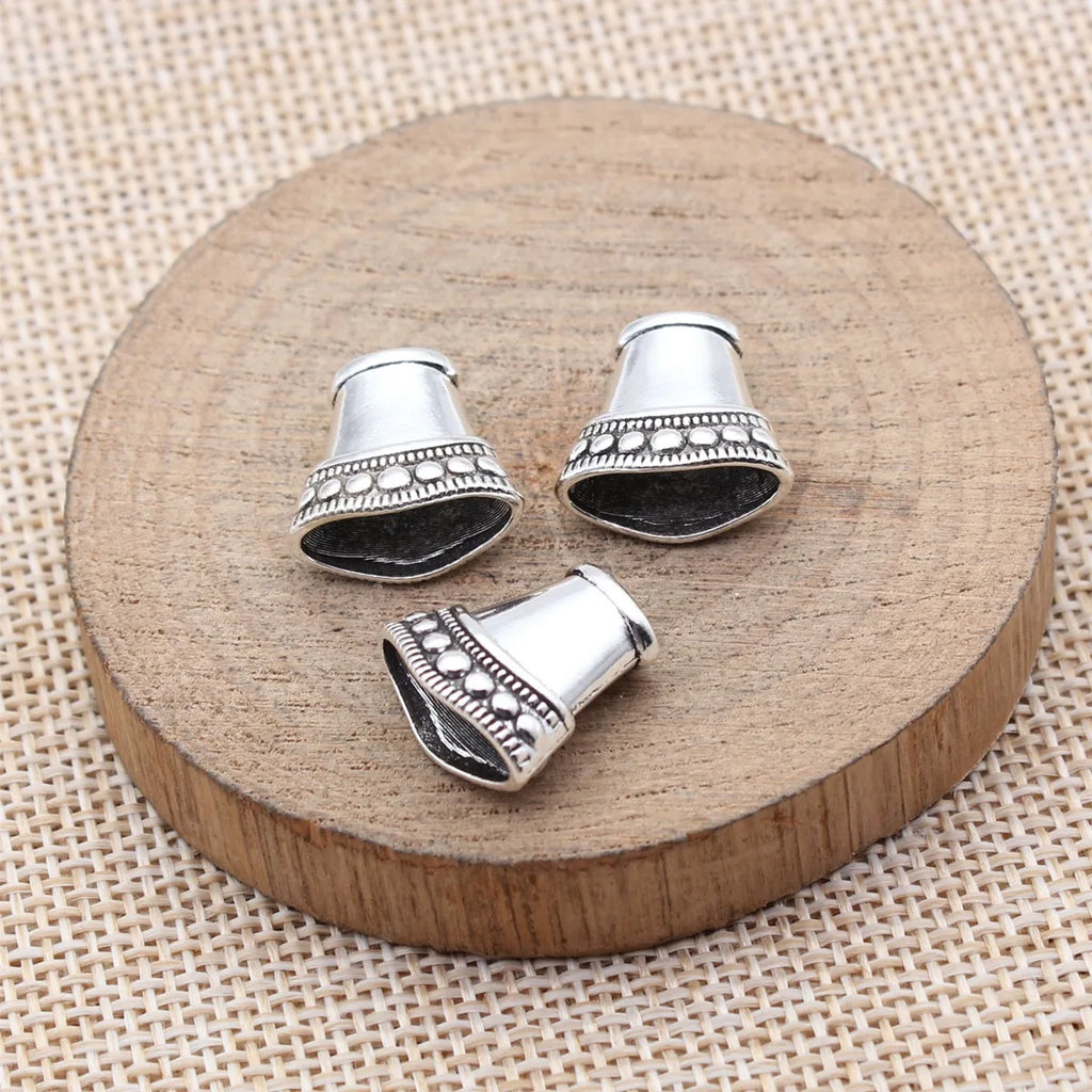 15x14x8mm 1.9g Antique Silver Zinc Alloy Tassel Cap End Bead Cone for Earrings Necklace DIY Jewelry Making