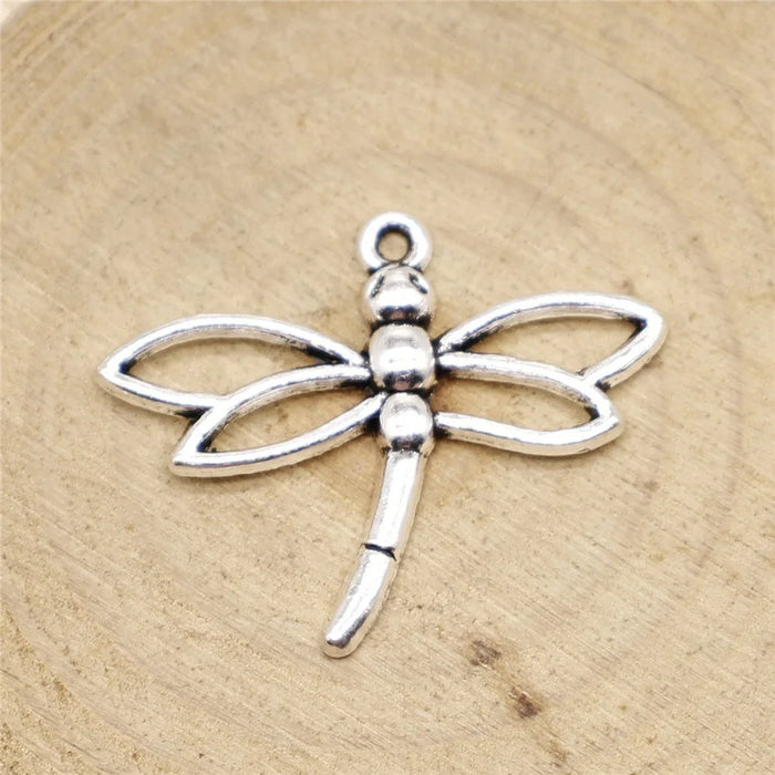 32x27mm 1.4g Multicolor Zinc Alloy Dragonfly Charm Pendant for Necklace Bracelet DIY Jewelry Making
