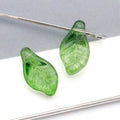 Glass Grape Leaf Mini Leaf Loose Beads for DIY Bracelet Necklace Beading Jewelry