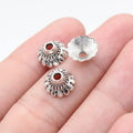 10x10x4.7mm 0.32g Multicolor Zinc Alloy Flower Bead Cap Jewelry Findings for DIY Beaded Jewelry