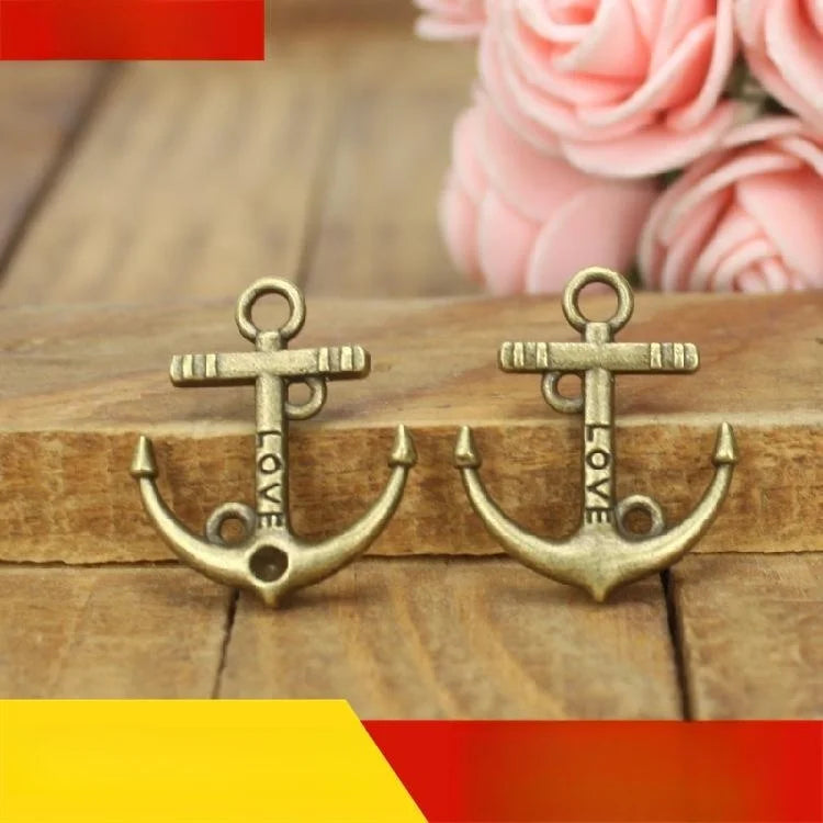 22x18MM Antique Silver Zinc Alloy Charm Pendant for DIY Necklace Bracelet Jewelry Making