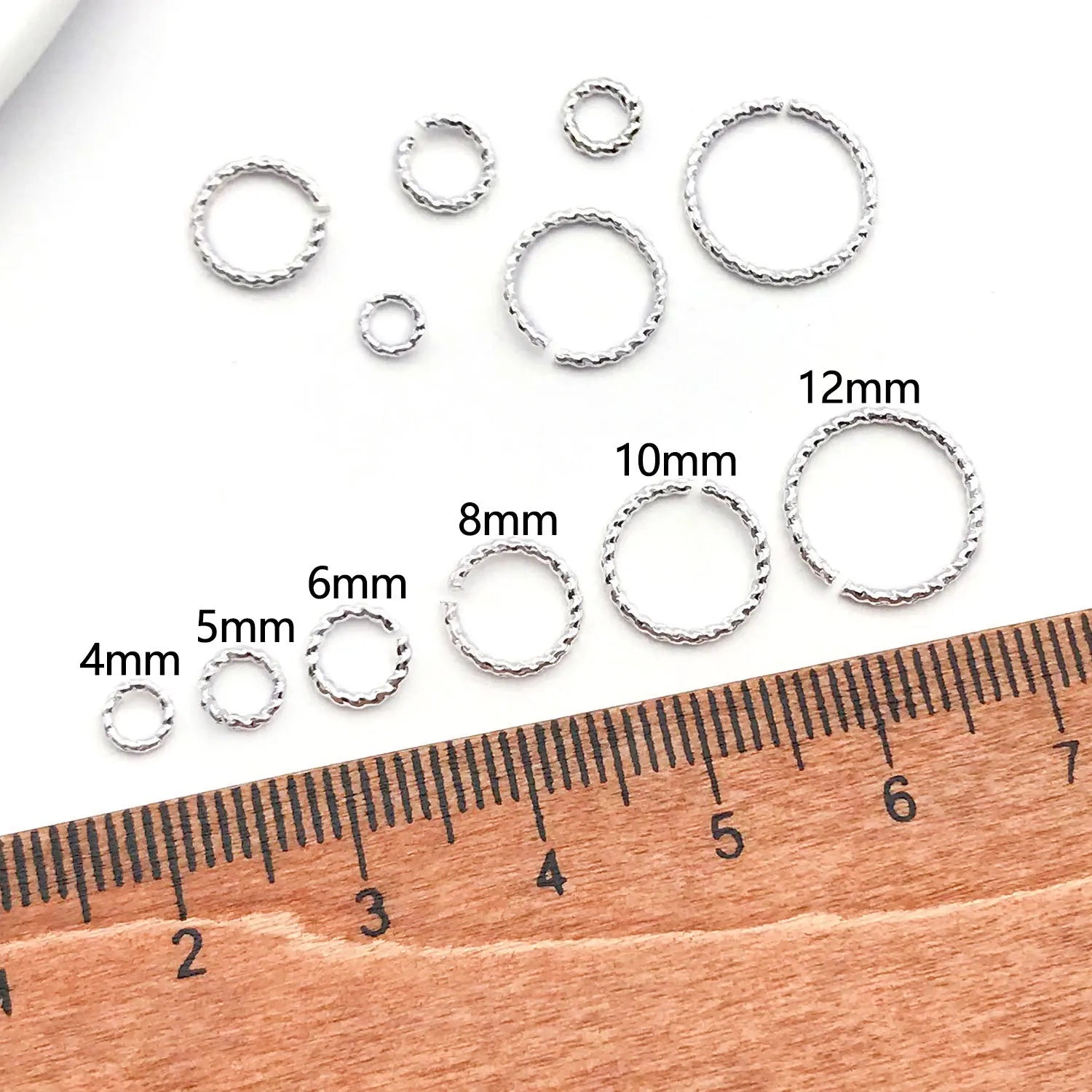 18K Gold Plated Copper Open Twisted Ring Connector Charms for DIY Bracelets Necklaces