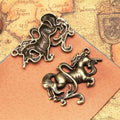 48x35MM Zinc Alloy Horse Unicorn Charm Pendant for DIY Necklace Bracelet Jewelry Making
