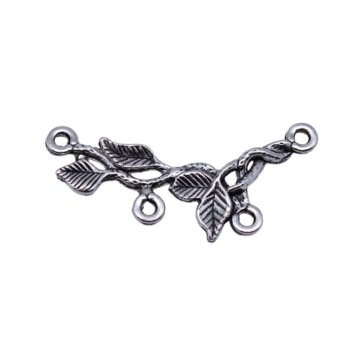 32x14mm 0.9g Antique Silver Zinc Alloy Tree Branch Connector Charm for DIY Earrings Bracelet Jewelry
