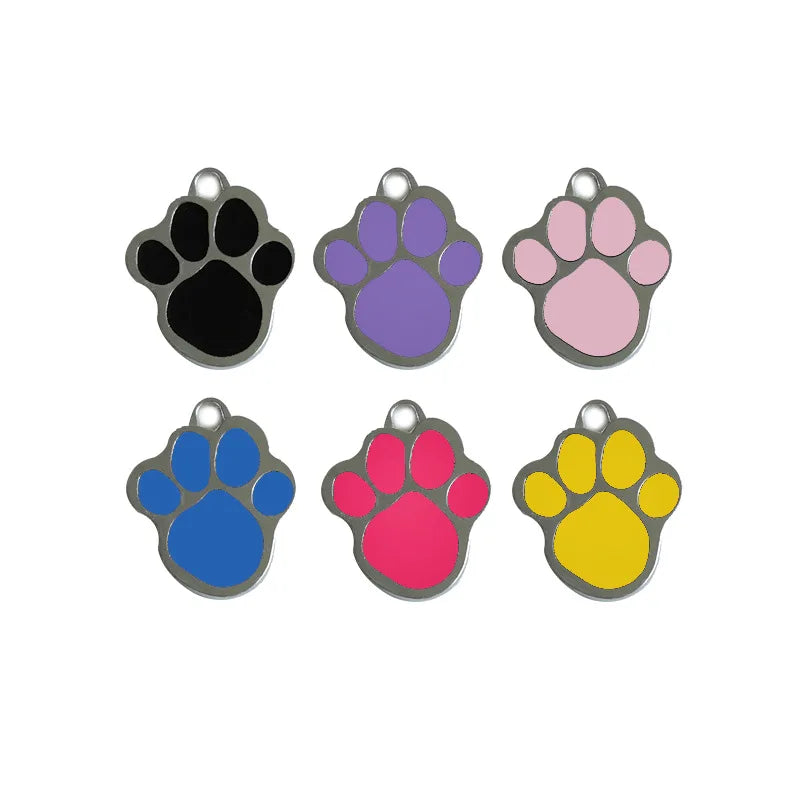 32x26MM Black Zinc Alloy Paw Print Charm Pendant for DIY Necklace Bracelet Jewelry Making