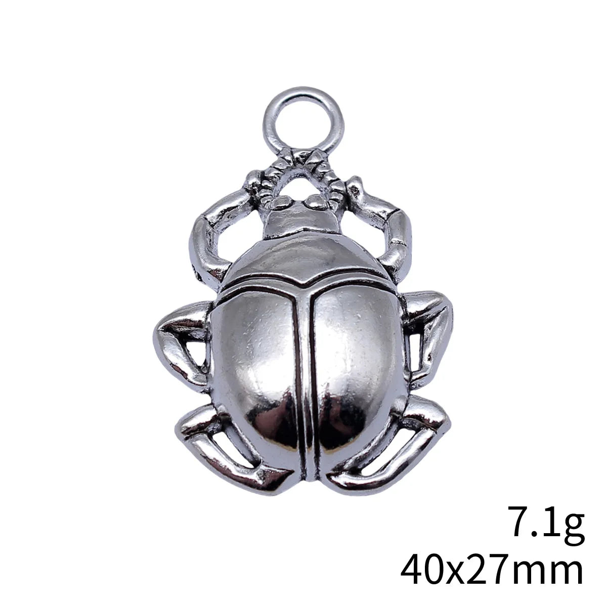 40x27mm 7.1g Multicolor Zinc Alloy Beetle Charm Pendant for DIY Necklace Bracelet Jewelry Making