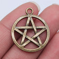 25mm 4.1g Zinc Alloy Five Point Star Charm Pendant for Necklace Bracelet Earring DIY Jewelry