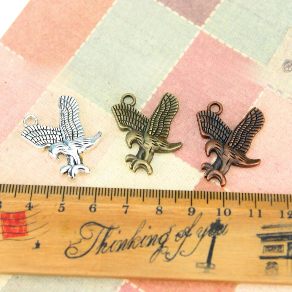 30x26MM Antique Silver Zinc Alloy Double Sided Charm Pendant for DIY Necklace Bracelet Jewelry Making