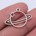 27x19mm 1.25g Multicolor Zinc Alloy Universe Frame Charm Pendant for DIY Necklace Bracelet Making
