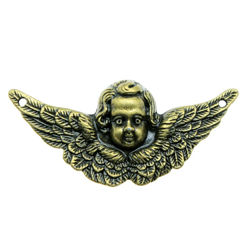 50x23mm 3g Multicolor Zinc Alloy Angel Charm Pendant for DIY Necklace Bracelet Jewelry Making