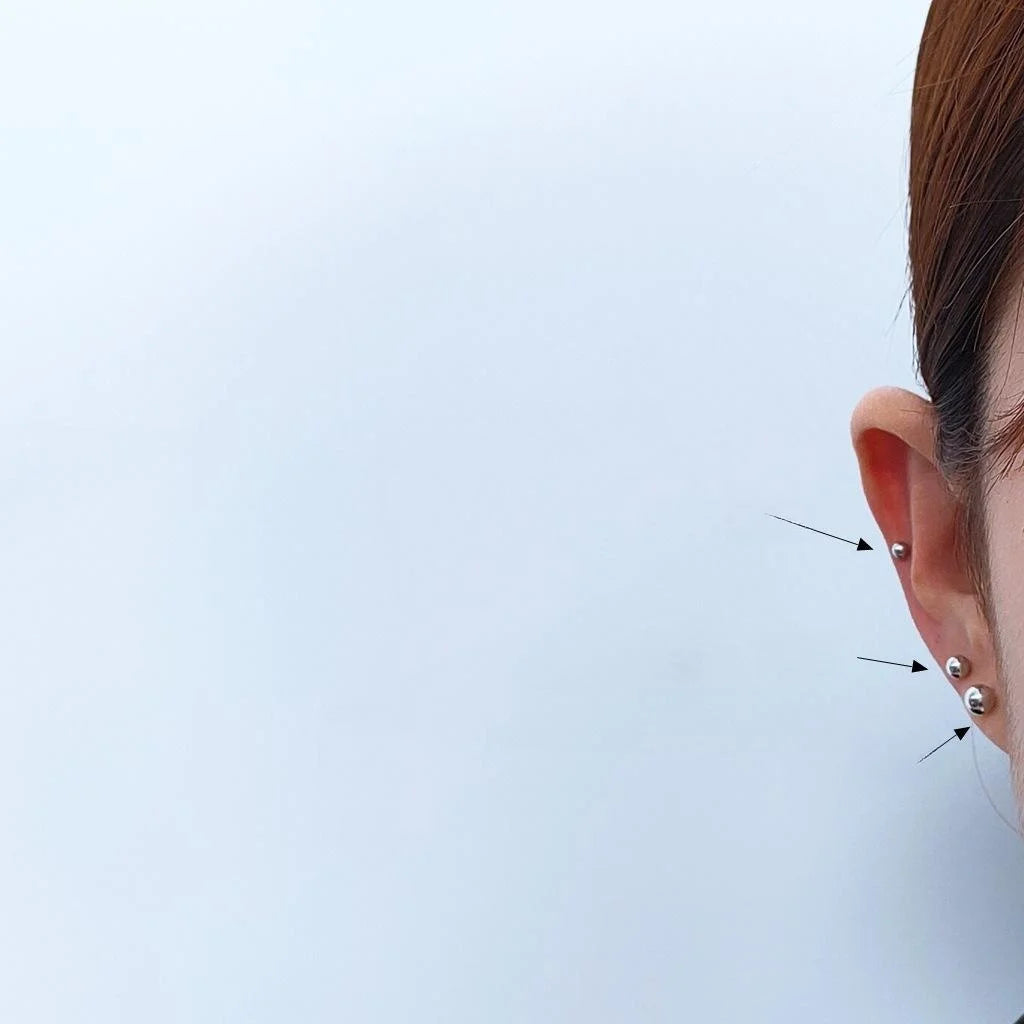 Minimalist Copper Ball Stud Earrings For Women, Korean Round Mini Geometric Jewelry