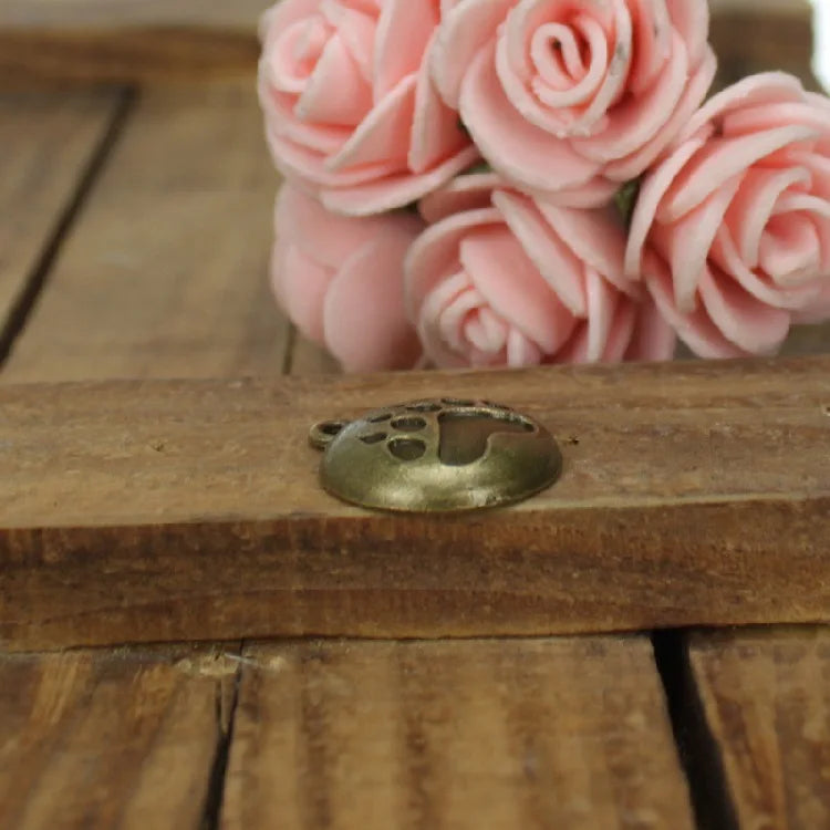 17MM Antique Silver Zinc Alloy Paw Print Charm Pendant for DIY Necklace Bracelet Jewelry Making