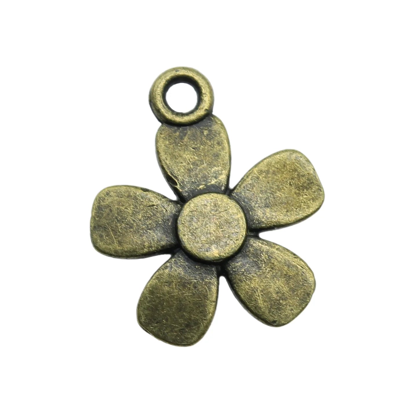 17x14mm 1g Multi Color Zinc Alloy Flower Charm Pendant for DIY Earrings Necklace Bracelet Making