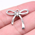 25x24mm 1.8g Multicolor Zinc Alloy Bowknot Butterfly Charm Pendant for DIY Bracelet Necklace Jewelry Making