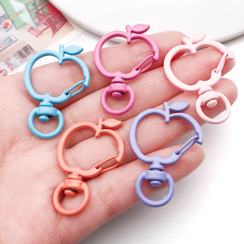 Enamel Zinc Alloy Apple Dog Lobster Clasps