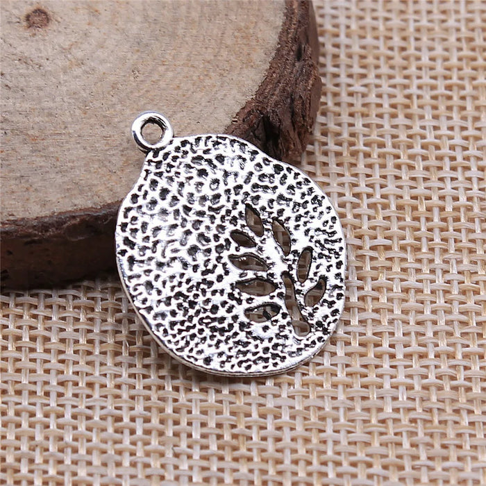 28x23mm 2.5g Multicolor Zinc Alloy Tree Charm Pendant for Necklace Bracelet DIY Jewelry Making