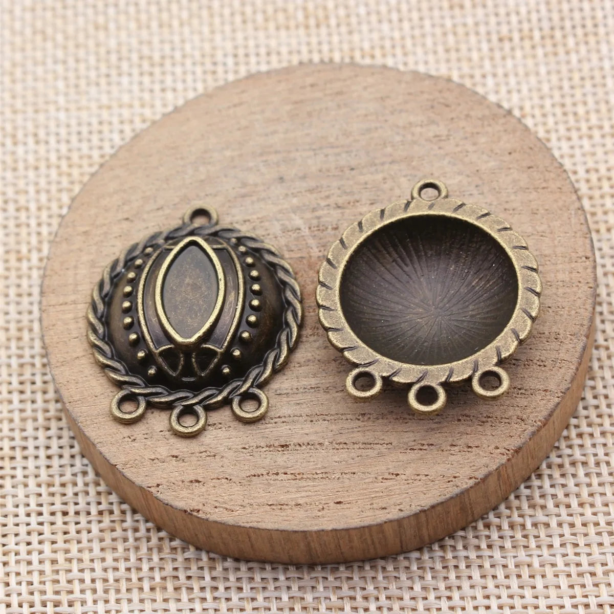 31x25mm 4g Multicolor Zinc Alloy Earring Connector Charm for DIY Handmade Dangle Earring Making
