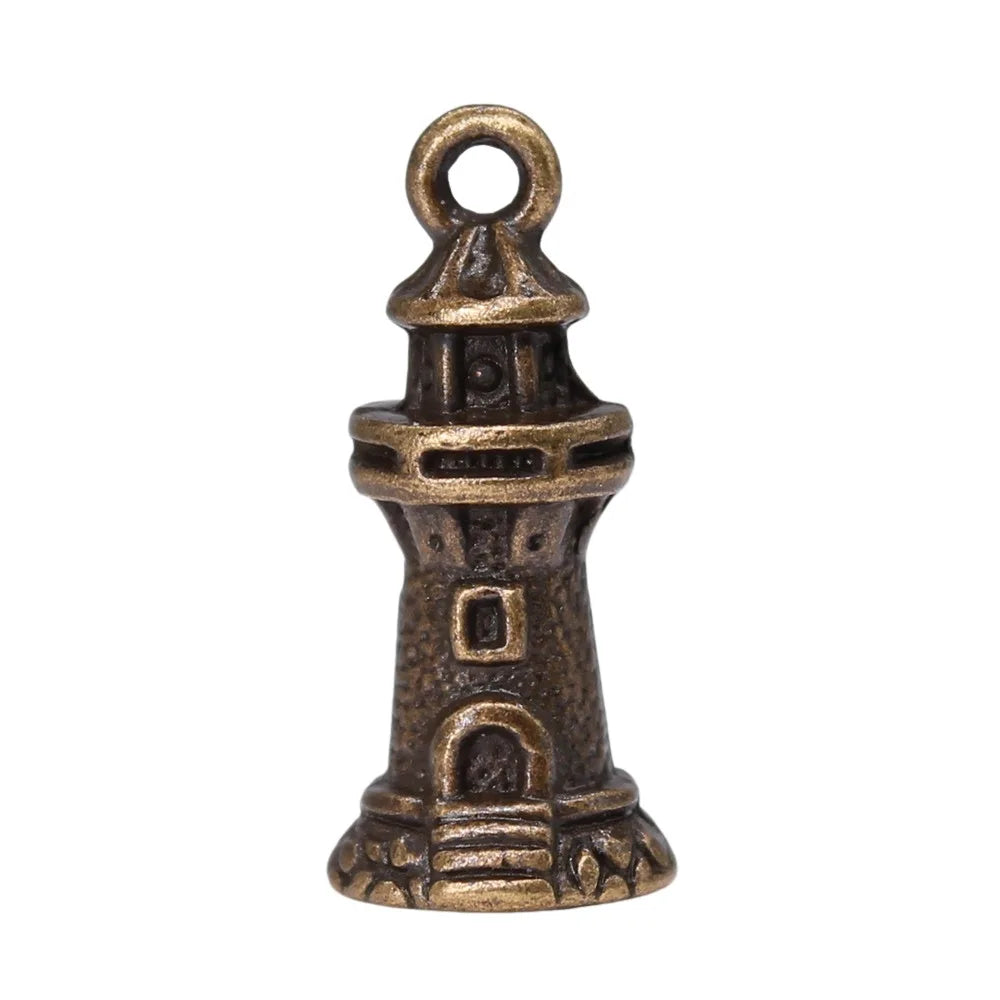 20x9mm 1.9g Multicolor Zinc Alloy Lighthouse Charm Pendant for DIY Necklace Bracelet Jewelry Making