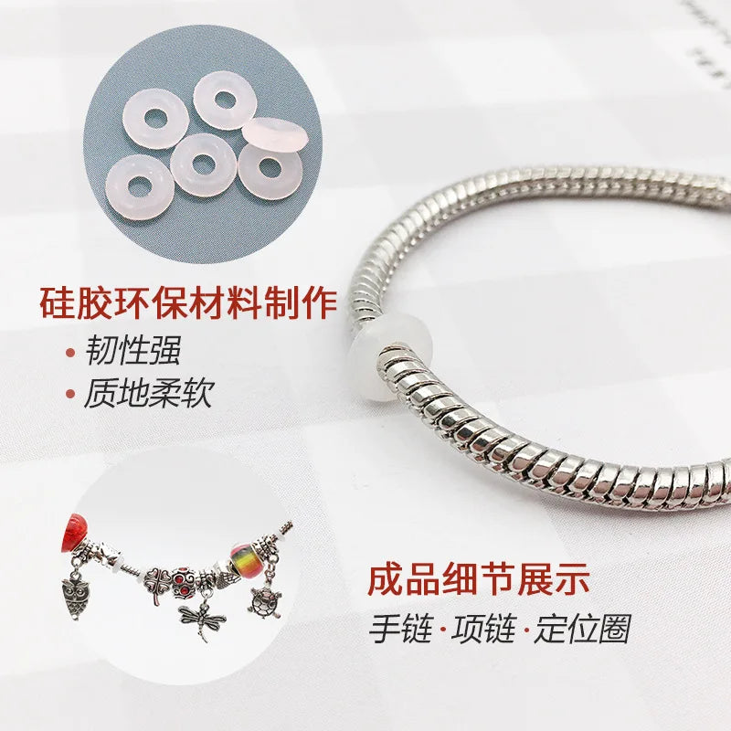 Copper Adjustable Basic Bracelet Jewelry Findings for DIY Charm Bracelet Making