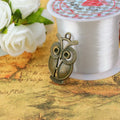 34x21MM Antique Silver Zinc Alloy Owl Charm Pendant for DIY Necklace Bracelet Jewelry Making