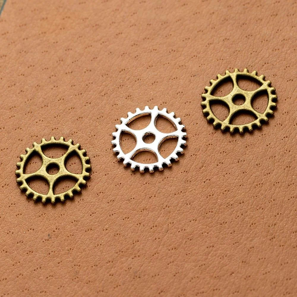 15MM Antique Silver Zinc Alloy Charm Pendant for DIY Necklace Bracelet Jewelry Making