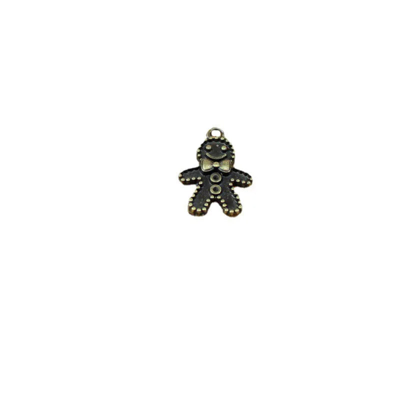18x13MM Antique Silver Zinc Alloy Snowman Charm Pendant for DIY Necklace Bracelet Jewelry Making