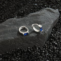 Minimalist Geometric Round Zircon Drop Earrings Copper For Women