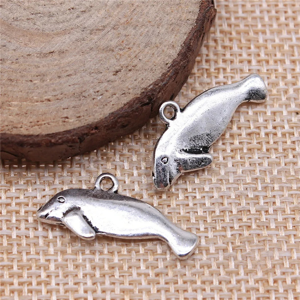 24x11mm 2g Antique Silver Zinc Alloy Seal Charm Pendant for DIY Necklace Bracelet Jewelry Making