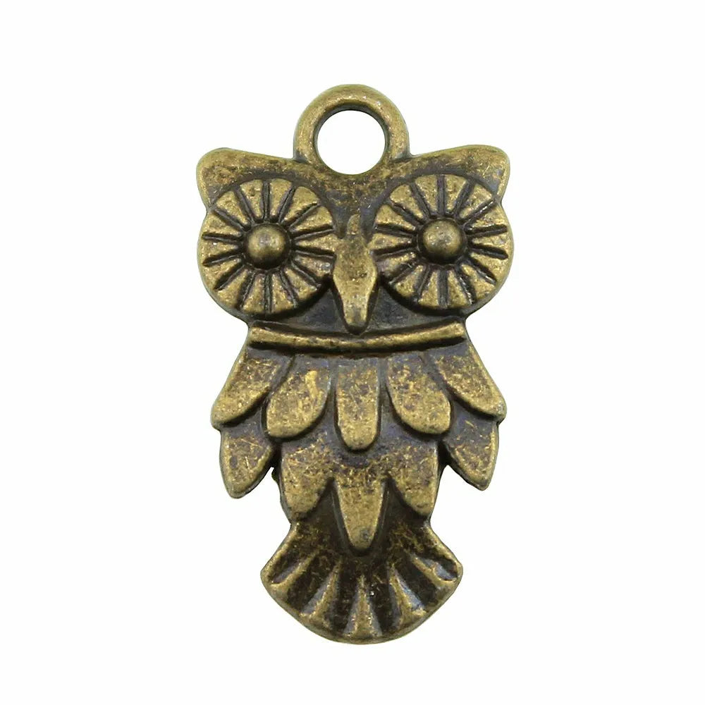 20x11mm 1g Multicolor Zinc Alloy Owl Cat Charm Pendant for DIY Earring Necklace Bracelet Jewelry Making
