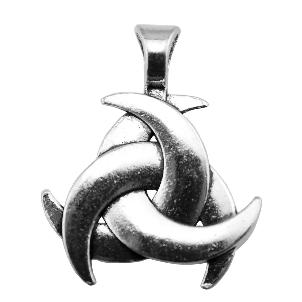 36x30mm 7.6g Antique Silver Zinc Alloy Celtic Symbol Celtic Knot Charm Pendant for DIY Necklace Bracelet Making
