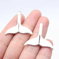 29x32mm 4.3g Multi Color Zinc Alloy Whale Tail Charm Pendant for DIY Necklace Bracelet Making