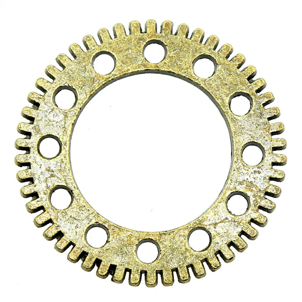 25mm 3g Multicolor Zinc Alloy Gear Charm Pendant for DIY Steampunk Jewelry Making