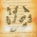 Zinc Alloy Number 0-9 Charm Pendant for DIY Necklace Bracelet Jewelry Making