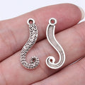 26x10mm 1.1g Multi Color Zinc Alloy Octopus Tentacle Fish Charm Pendant for DIY Jewelry Making