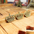 28x22MM 1563G Zinc Alloy Crown Charm Pendant for DIY Necklace Bracelet Jewelry Making